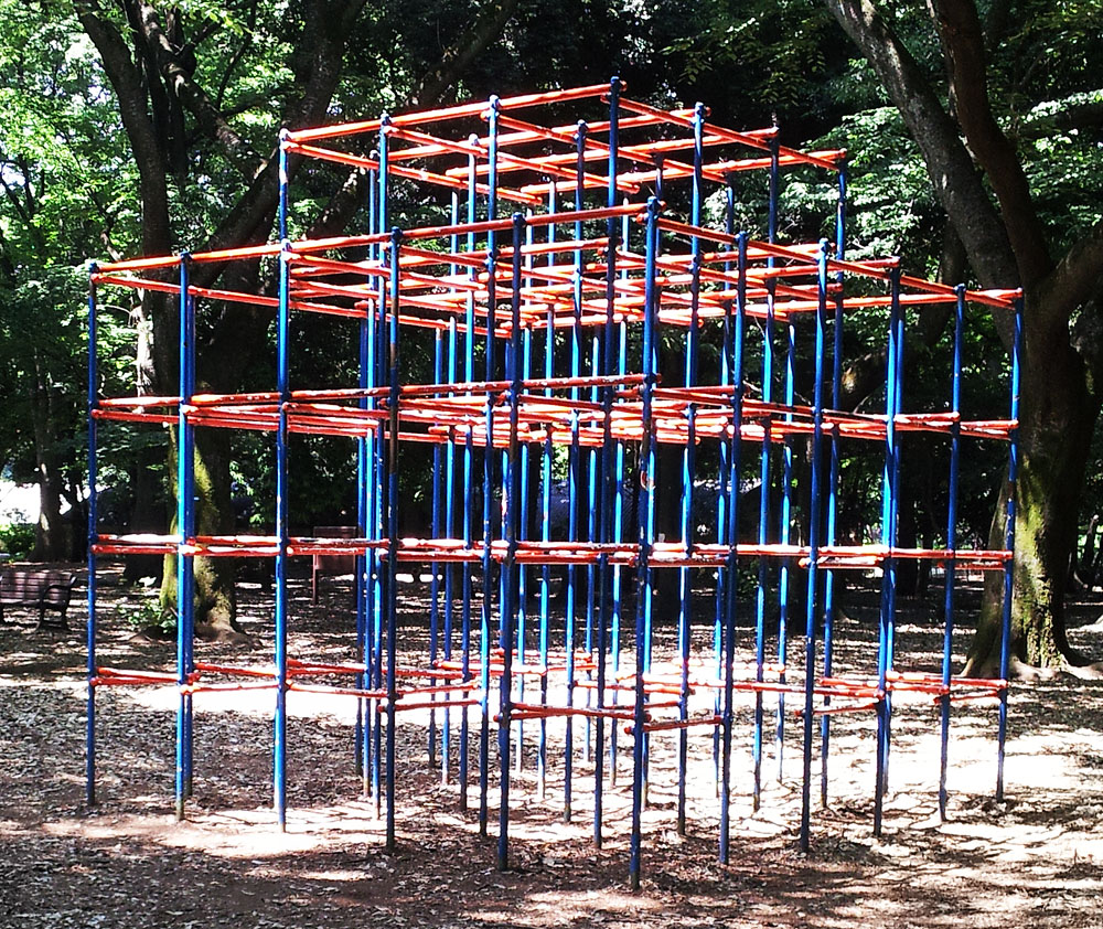 Monkey bars in Kinuta Park - June 1, 2014