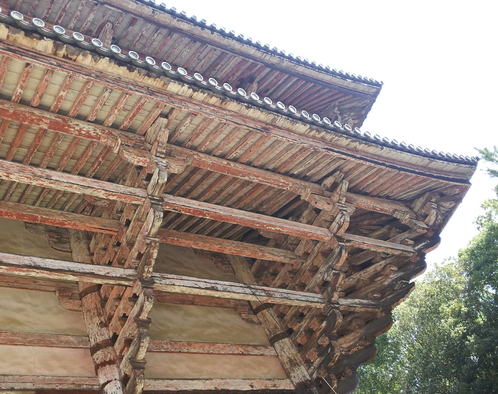 Rafters of the Todaiji Temple in Nara - April 3, 2014